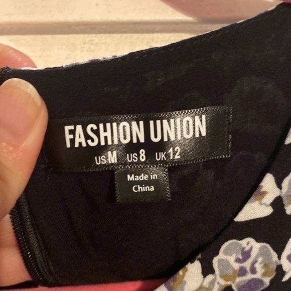 Fashion union floral cold shoulder blouse - Picture 4 of 6